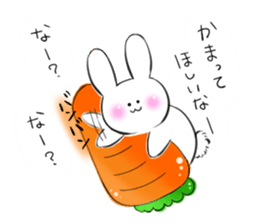 The rabbit which would like to fawn sticker #4609393