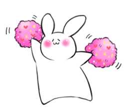 The rabbit which would like to fawn sticker #4609394