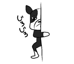 Funny Boston Terrier sticker #4610611