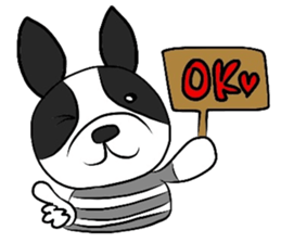 Funny Boston Terrier sticker #4610623