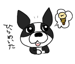 Funny Boston Terrier sticker #4610632