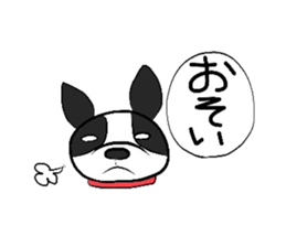 Funny Boston Terrier sticker #4610634