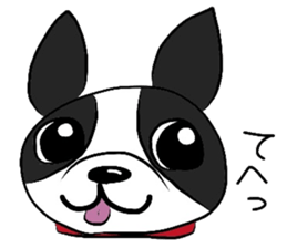 Funny Boston Terrier sticker #4610638