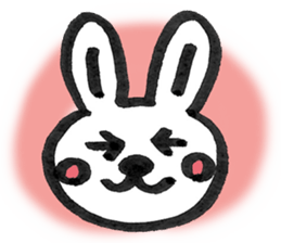 Rabbit Meechan.Sentenceless version. sticker #4610920