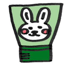 Rabbit Meechan.Sentenceless version. sticker #4610925