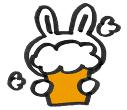 Rabbit Meechan.Sentenceless version. sticker #4610931