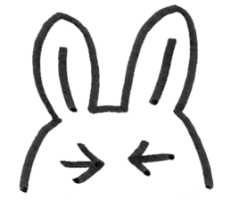 Rabbit Meechan.Sentenceless version. sticker #4610935