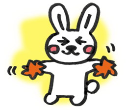 Rabbit Meechan.Sentenceless version. sticker #4610936