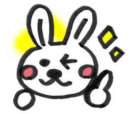 Rabbit Meechan.Sentenceless version. sticker #4610941