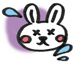 Rabbit Meechan.Sentenceless version. sticker #4610951