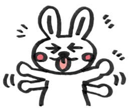 Rabbit Meechan.Sentenceless version. sticker #4610957