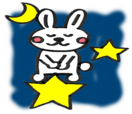 Rabbit Meechan.Sentenceless version. sticker #4610958