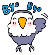 Kawainko (Rosy-faced lovebird) sticker #4612204