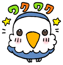 Kawainko (Rosy-faced lovebird) sticker #4612208