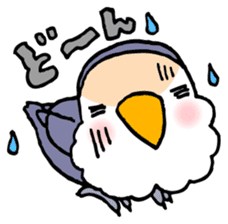 Kawainko (Rosy-faced lovebird) sticker #4612216