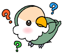 Kawainko (Rosy-faced lovebird) sticker #4612227