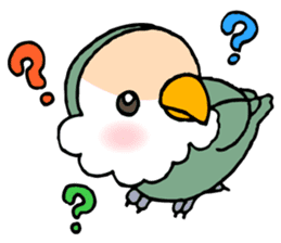 Kawainko (Rosy-faced lovebird) sticker #4612227