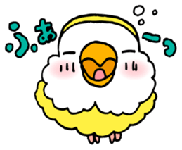 Kawainko (Rosy-faced lovebird) sticker #4612233