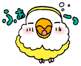 Kawainko (Rosy-faced lovebird) sticker #4612233