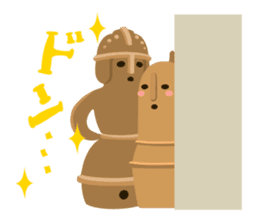 Haniwa-san & kofun-san sticker #4612292