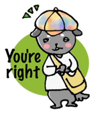 Pero the nuance dog in the world sticker #4612802