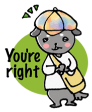 Pero the nuance dog in the world sticker #4612802