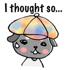 Pero the nuance dog in the world sticker #4612808