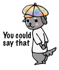 Pero the nuance dog in the world sticker #4612811