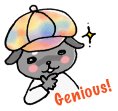 Pero the nuance dog in the world sticker #4612812