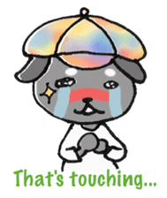 Pero the nuance dog in the world sticker #4612828