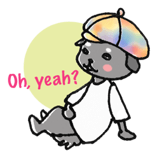 Pero the nuance dog in the world sticker #4612829