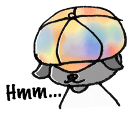 Pero the nuance dog in the world sticker #4612834