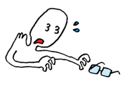 I'm wearing grasses. sticker #4614019