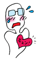 I'm wearing grasses. sticker #4614037