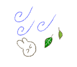 mumbling rabbit sticker sticker #4614140