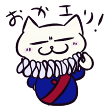 Daily life of the "SHIRONEKO" -old boy- sticker #4614567