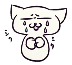 Daily life of the "SHIRONEKO" -old boy- sticker #4614573