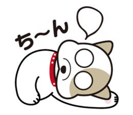 He is faithful dog. sticker #4614734