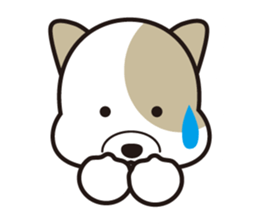 He is faithful dog. sticker #4614735