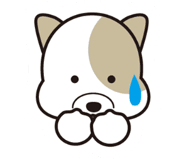 He is faithful dog. sticker #4614735