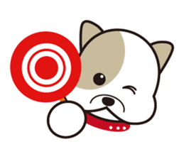 He is faithful dog. sticker #4614736