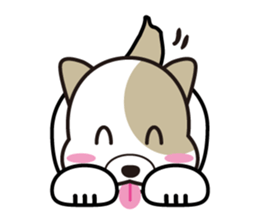 He is faithful dog. sticker #4614738