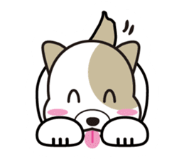 He is faithful dog. sticker #4614738