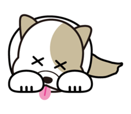 He is faithful dog. sticker #4614739