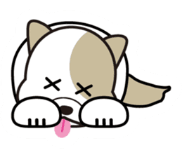 He is faithful dog. sticker #4614739