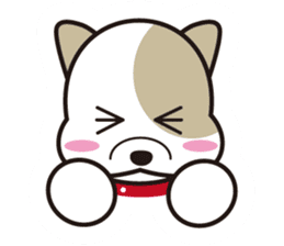 He is faithful dog. sticker #4614740