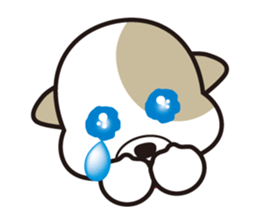 He is faithful dog. sticker #4614744