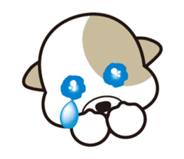 He is faithful dog. sticker #4614744