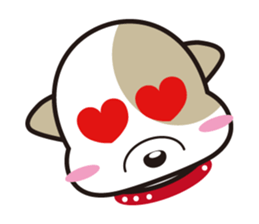 He is faithful dog. sticker #4614745