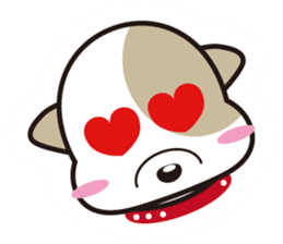 He is faithful dog. sticker #4614745